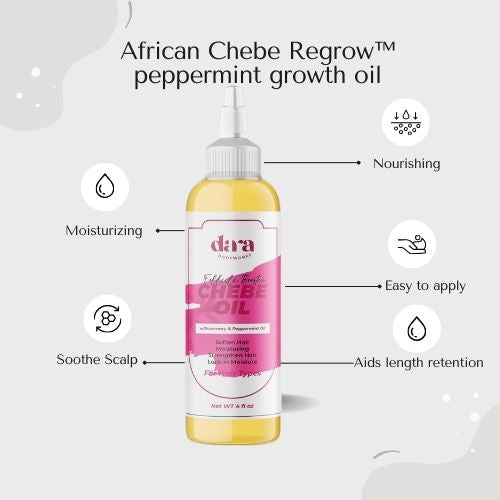 Chebe Regrow™ peppermint growth oil- Dara BodyWorks